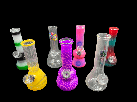 IDGAF 6’’ Water Pipe Mix Color #WP104 - Premium  from H&S WHOLESALE - Just $5.99! Shop now at H&S WHOLESALE