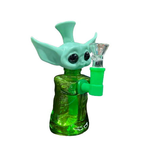 Yoda Heavy Water Pipe 1ct - Premium  from H&S WHOLESALE - Just $9.99! Shop now at H&S WHOLESALE