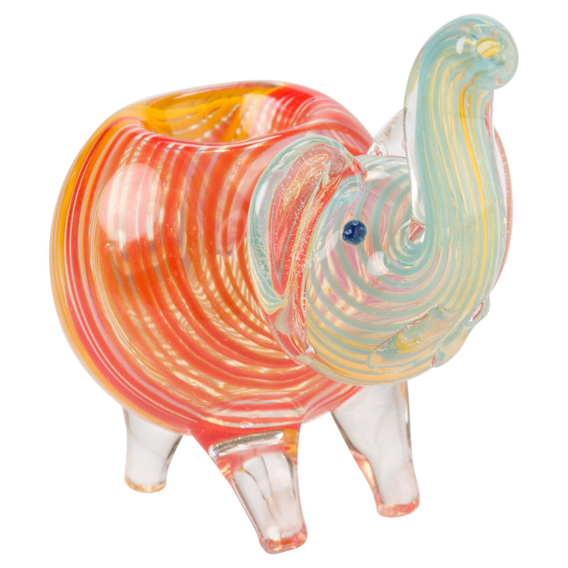 IDGAF 4’’ Mini Elephant Hand Pipe Assorted Colors 1ct - Premium  from H&S WHOLESALE - Just $5.99! Shop now at H&S WHOLESALE