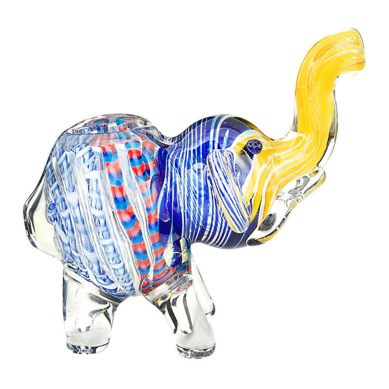 IDGAF 4’’ Mini Elephant Hand Pipe Assorted Colors 1ct - Premium  from H&S WHOLESALE - Just $5.99! Shop now at H&S WHOLESALE