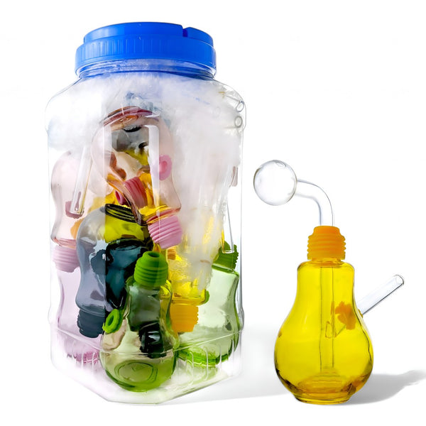 Light Bulb Sniffer Oil Burner 12ct Jar - Premium  from H&S WHOLESALE - Just $75! Shop now at H&S WHOLESALE