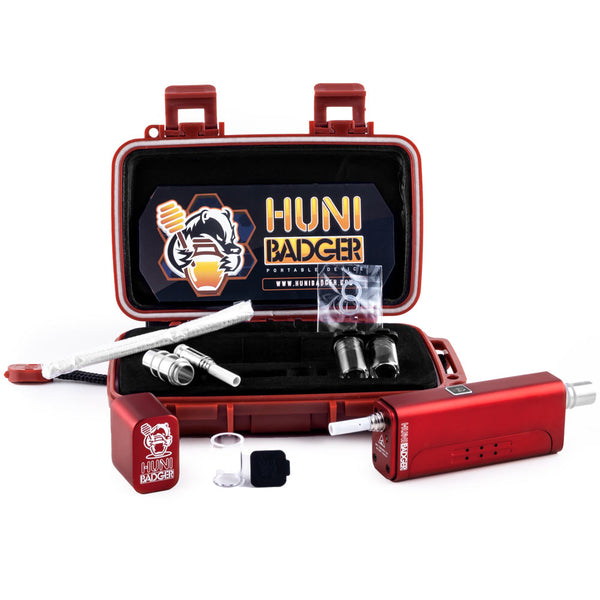 Huni Badger Portable Vaporizer Kit All In One 1ct - Premium  from H&S WHOLESALE - Just $130! Shop now at H&S WHOLESALE