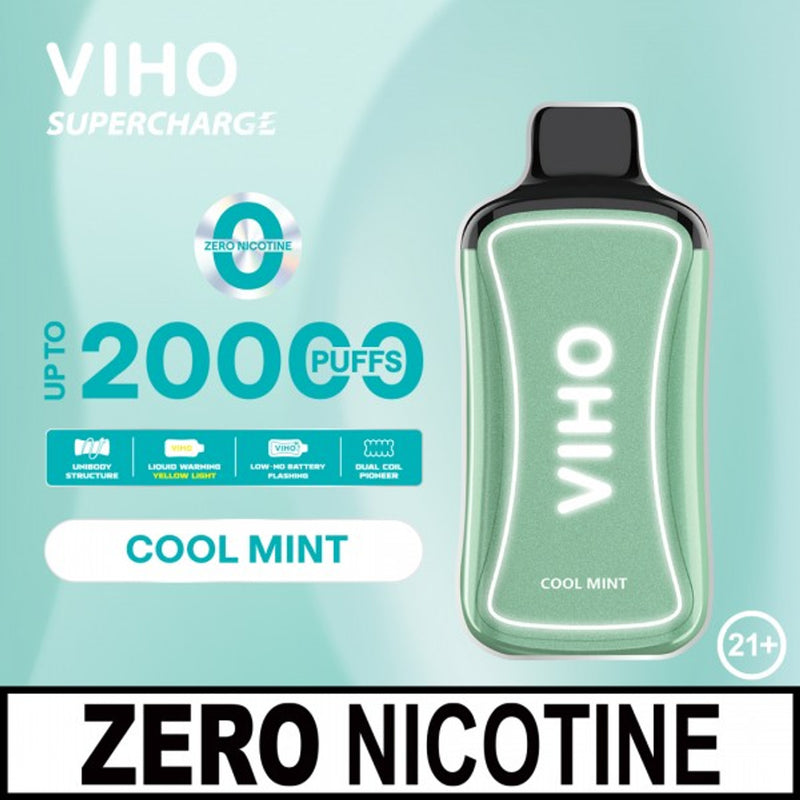 Viho Supercharge 20,000 Puffs Zero 0% Nicotine 5ct Box Disposable Vape - Premium  from H&S WHOLESALE - Just $47.50! Shop now at H&S WHOLESALE