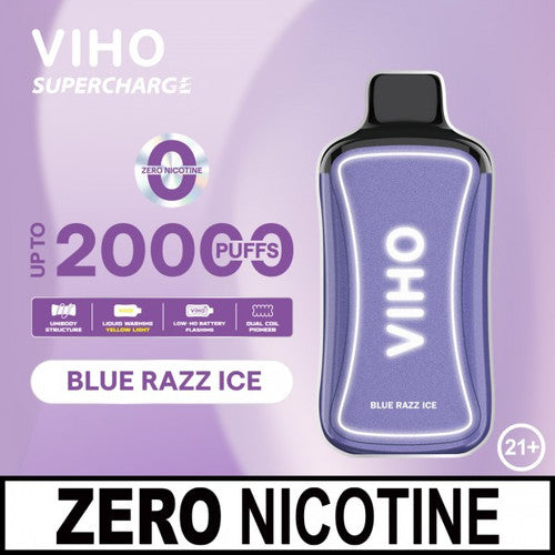 Viho Supercharge 20,000 Puffs Zero 0% Nicotine 5ct Box Disposable Vape - Premium  from H&S WHOLESALE - Just $47.50! Shop now at H&S WHOLESALE