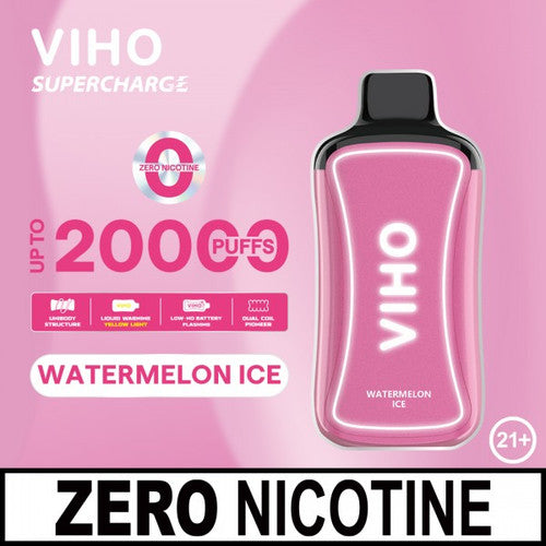 Viho Supercharge 20,000 Puffs Zero 0% Nicotine 5ct Box Disposable Vape - Premium  from H&S WHOLESALE - Just $47.50! Shop now at H&S WHOLESALE