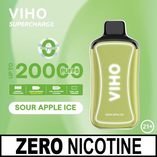 Viho Supercharge 20,000 Puffs Zero 0% Nicotine 5ct Box Disposable Vape - Premium  from H&S WHOLESALE - Just $47.50! Shop now at H&S WHOLESALE