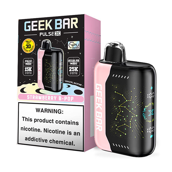 Geek Bar Pulse X Edition 5% Nicotine 25,000 Puffs Disposable Vape 5ct Box - Premium  from H&S WHOLESALE - Just $55! Shop now at H&S WHOLESALE