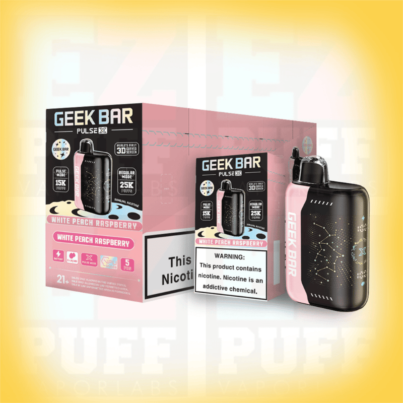 Geek Bar Pulse X Edition 5% Nicotine 25,000 Puffs Disposable Vape 5ct Box - Premium  from H&S WHOLESALE - Just $55! Shop now at H&S WHOLESALE