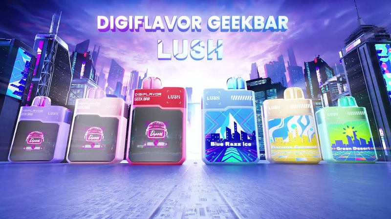 Geek Bar DIGI Flavor Lush 20,000 Puffs 18ml 5% Nic 5ct Box - Premium  from H&S WHOLESALE - Just $47.50! Shop now at H&S WHOLESALE