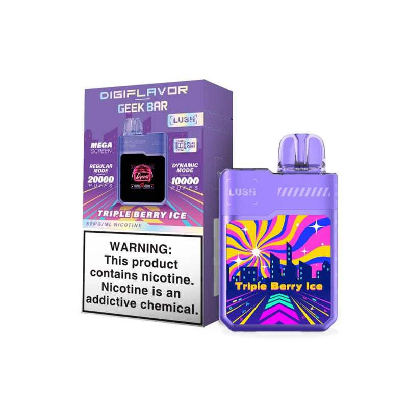 Geek Bar DIGI Flavor Lush 20,000 Puffs 18ml 5% Nic 5ct Box - Premium  from H&S WHOLESALE - Just $47.50! Shop now at H&S WHOLESALE