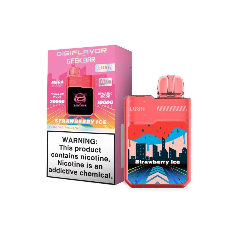 Geek Bar DIGI Flavor Lush 20,000 Puffs 18ml 5% Nic 5ct Box - Premium  from H&S WHOLESALE - Just $47.50! Shop now at H&S WHOLESALE