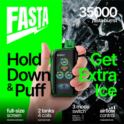 Fasta Burrst 35000 Puffs 50mg Nic 5ct Box Disposable Vape - Premium  from H&S WHOLESALE - Just $45! Shop now at H&S WHOLESALE