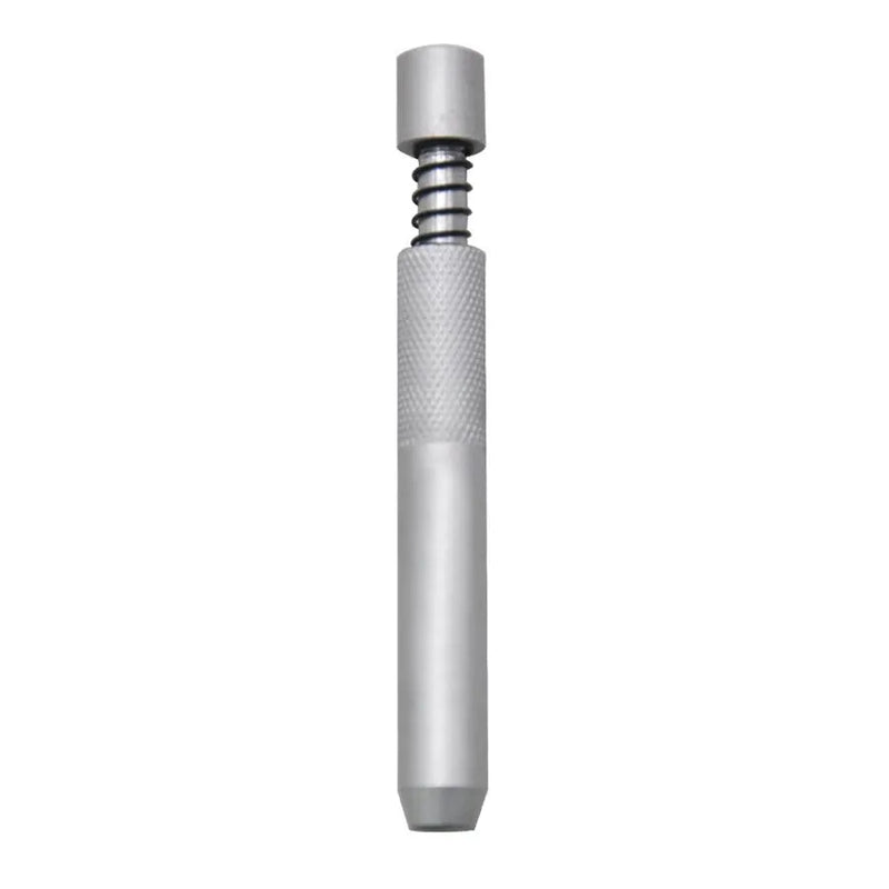 FD 78mm Aluminum One Hitter Bet Pipes With Spring Pocket Size 80ct Jar