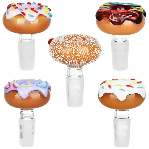 ALeaf Glass Donuts Slide Bowl with 14mm 1ct Banger #ALB9007 - Premium  from H&S WHOLESALE - Just $8! Shop now at H&S WHOLESALE