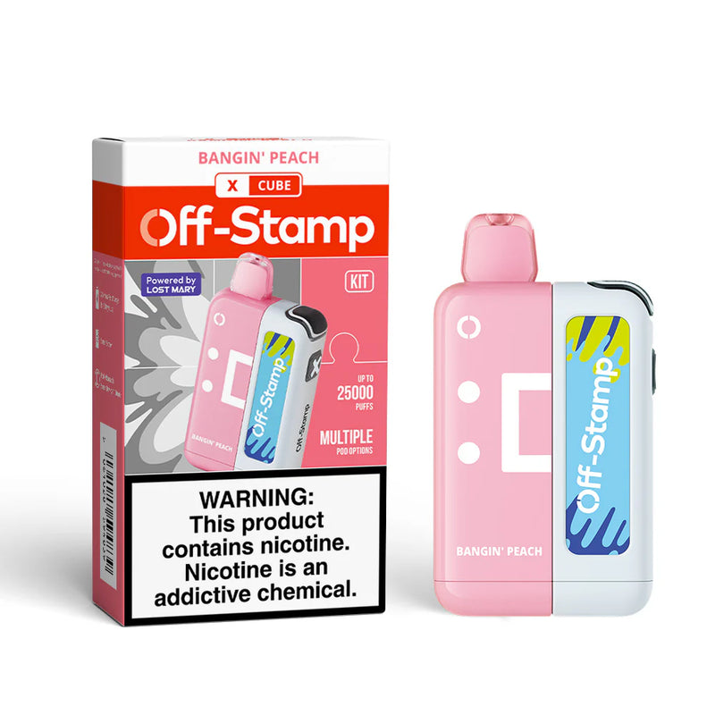 Off-Stamp X-Cube Disposable Kit 25,000 Puffs 50mg 18ml 5ct Box - Premium  from H&S WHOLESALE - Just $52.50! Shop now at H&S WHOLESALE