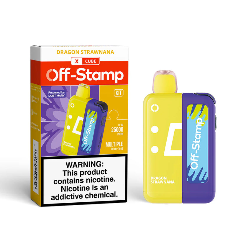 Off-Stamp X-Cube Disposable Kit 25,000 Puffs 50mg 18ml 5ct Box - Premium  from H&S WHOLESALE - Just $52.50! Shop now at H&S WHOLESALE