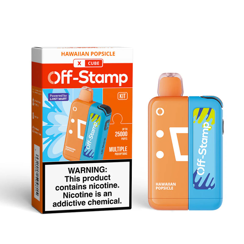 Off-Stamp X-Cube Disposable Kit 25,000 Puffs 50mg 18ml 5ct Box - Premium  from H&S WHOLESALE - Just $52.50! Shop now at H&S WHOLESALE