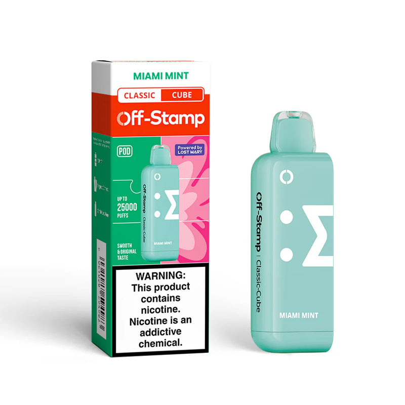 Off-Stamp X-Cube Classic Pods 25,000 Puffs 50mg 18ml 5ct Box - Premium  from H&S WHOLESALE - Just $42.50! Shop now at H&S WHOLESALE