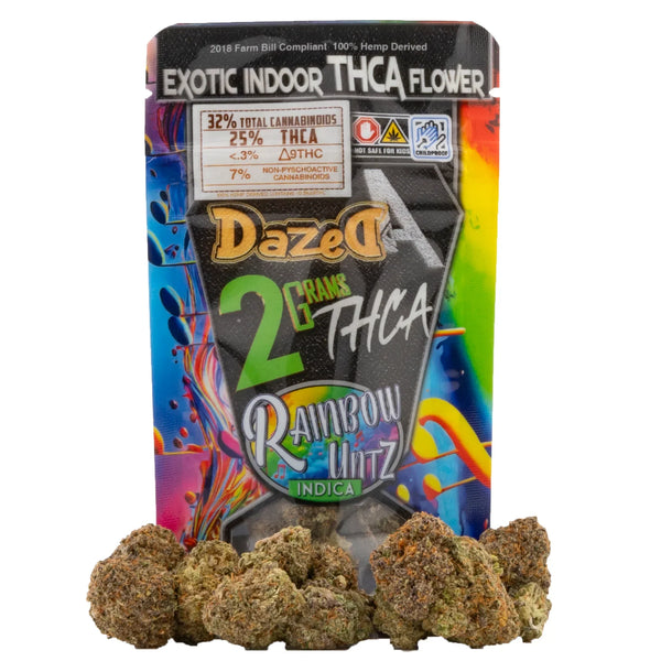 Dazed THC-A 2g Flowers 25ct Display - Premium  from H&S WHOLESALE - Just $206.50! Shop now at H&S WHOLESALE