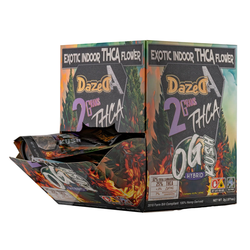 Dazed THC-A 2g Flowers 25ct Display