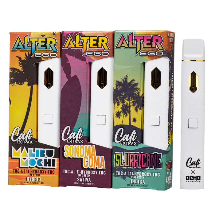 Cali Extrax Alter EGO Blend Live Resin 3.5g THC-A+11-Hydroxy 1ct Disposable Vape