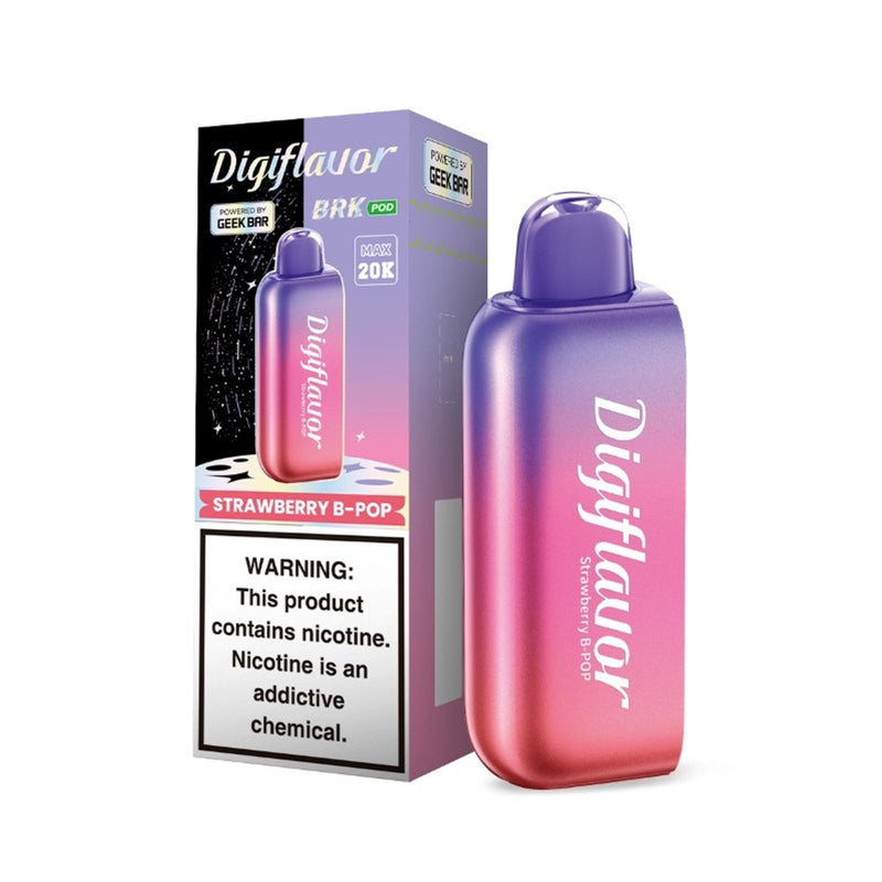 DIGIFLAVOR BRK 20,000 Puffs Pods 5ct Box - Premium  from H&S WHOLESALE - Just $40! Shop now at H&S WHOLESALE