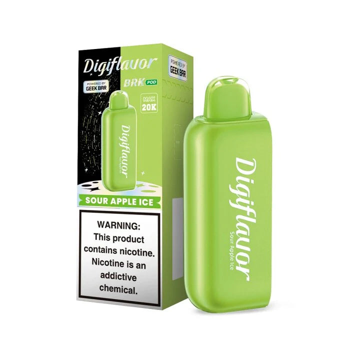 DIGIFLAVOR BRK 20,000 Puffs Pods 5ct Box - Premium  from H&S WHOLESALE - Just $40! Shop now at H&S WHOLESALE