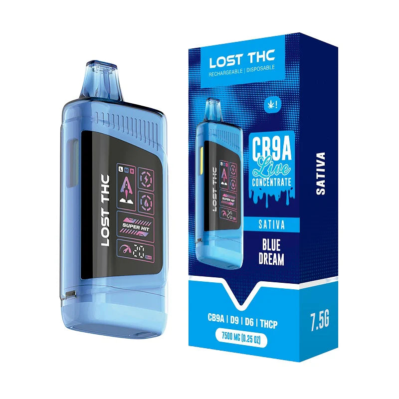 LOST THC THC-P+THC-A+ CB9A+D8 V3 7.5g Disposable 5ct Box - Premium  from H&S WHOLESALE - Just $95! Shop now at H&S WHOLESALE