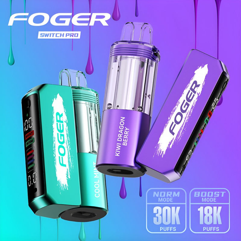 Foger Switch Pro Kit 30,000 Puffs Disposable & Power Bank 5ct Box - Premium  from H&S WHOLESALE - Just $50! Shop now at H&S WHOLESALE