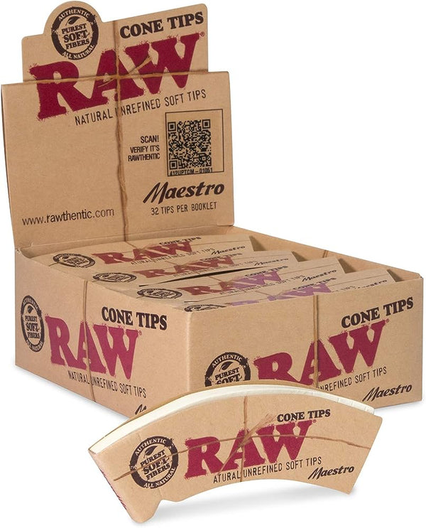 Raw Natural Unrefined Cone Tips Perfecto 24ct Display - Premium  from H&S WHOLESALE - Just $9.50! Shop now at H&S WHOLESALE