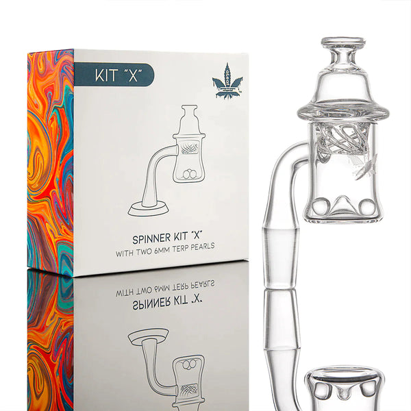 ALeaf® Spinner Kit ‘’X’’ 1ct Banger #ALD1004 - Premium  from H&S WHOLESALE - Just $10! Shop now at H&S WHOLESALE