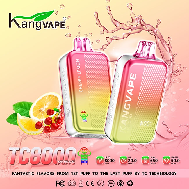 Kangvape TC 8000 Puffs 5% Nic Disposable Vape 5ct - Premium  from H&S WHOLESALE - Just $42.50! Shop now at H&S WHOLESALE