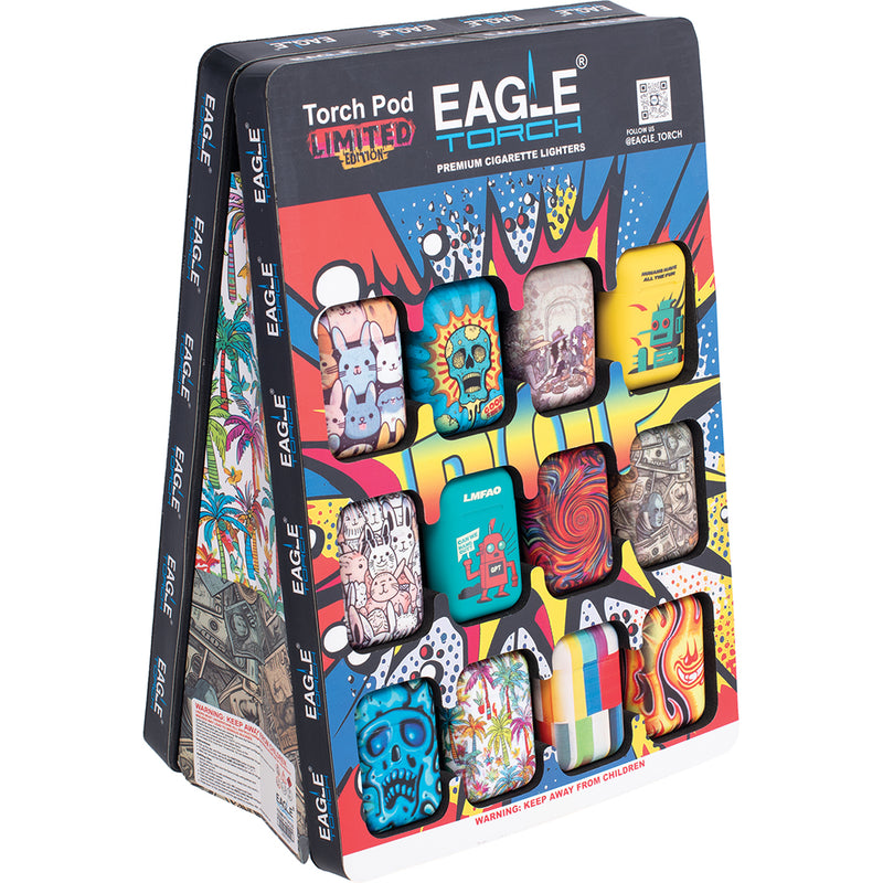 Eagle Torch Torch Pod Lighter 24ct Design Display - Premium  from H&S WHOLESALE - Just $60! Shop now at H&S WHOLESALE