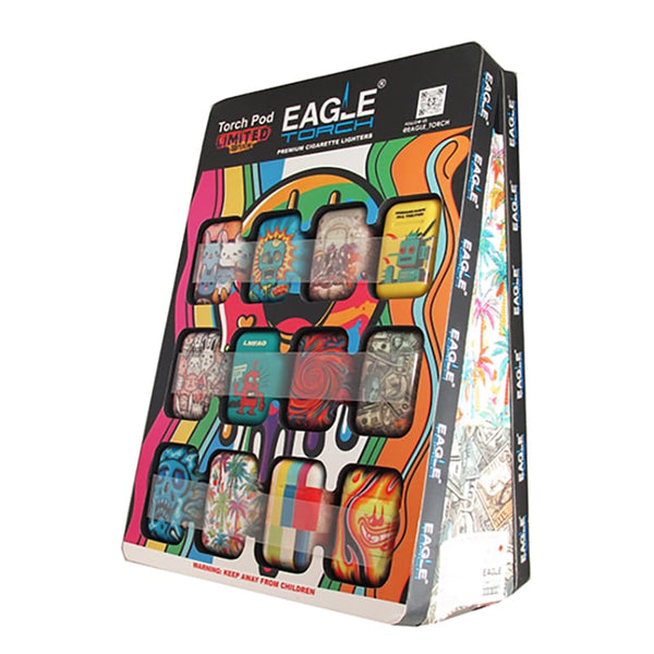 Eagle Torch Torch Pod Lighter 24ct Design Display - Premium  from H&S WHOLESALE - Just $60! Shop now at H&S WHOLESALE