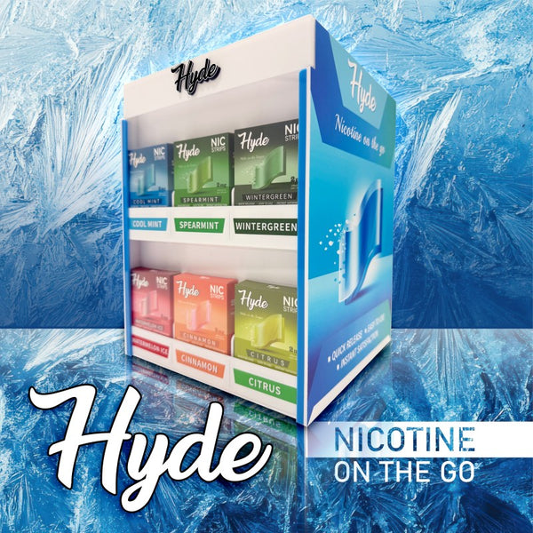 Hyde Nicotine Strips Pre-Filled 2mg 30ct Display - Premium  from H&S WHOLESALE - Just $130! Shop now at H&S WHOLESALE