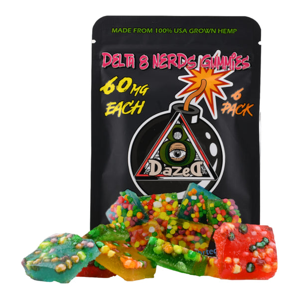 DazeD Delta 8 Nerds Gummies 360mg 6pk Gummies 1ct Bag - Premium  from H&S WHOLESALE - Just $10! Shop now at H&S WHOLESALE