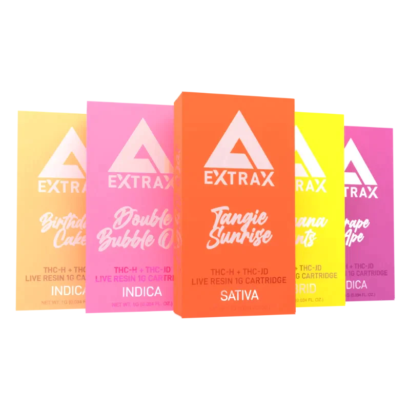 Extrax 1g THC-H & THC-JD Live Resin Cartridge 1ct - Premium  from H&S WHOLESALE - Just $7.50! Shop now at H&S WHOLESALE