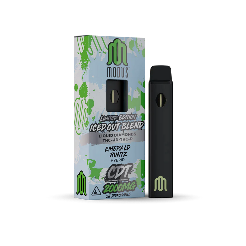 MODUS 2g ICED OUT BLEND Liquid Diamond THC-JD+Delta 8+ THC-P Limited Edition 1ct Disposable Vape - Premium  from H&S WHOLESALE - Just $13! Shop now at H&S WHOLESALE