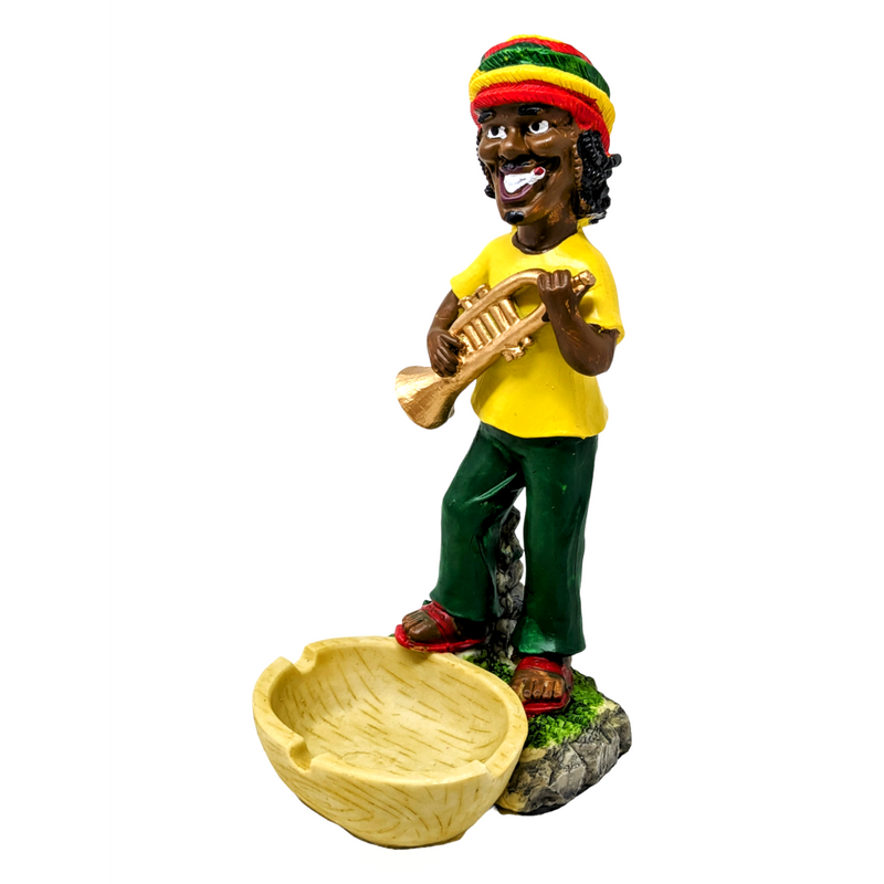 Rasta Resin Medium Ashtray XL 1ct Box - Premium  from H&S WHOLESALE - Just $10.99! Shop now at H&S WHOLESALE