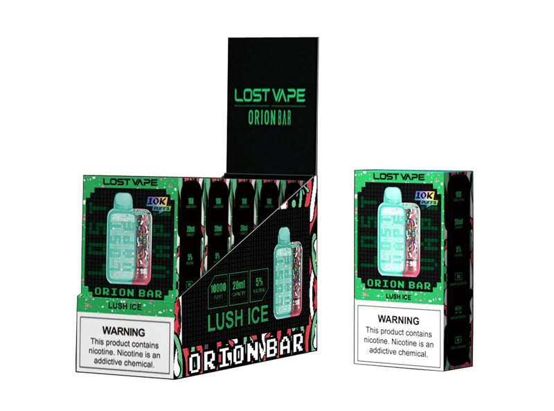 Lost Vape Orion Bar 10,000 Puffs 5% Nic Disposable Vape 5ct Display - Premium  from H&S WHOLESALE - Just $47.50! Shop now at H&S WHOLESALE
