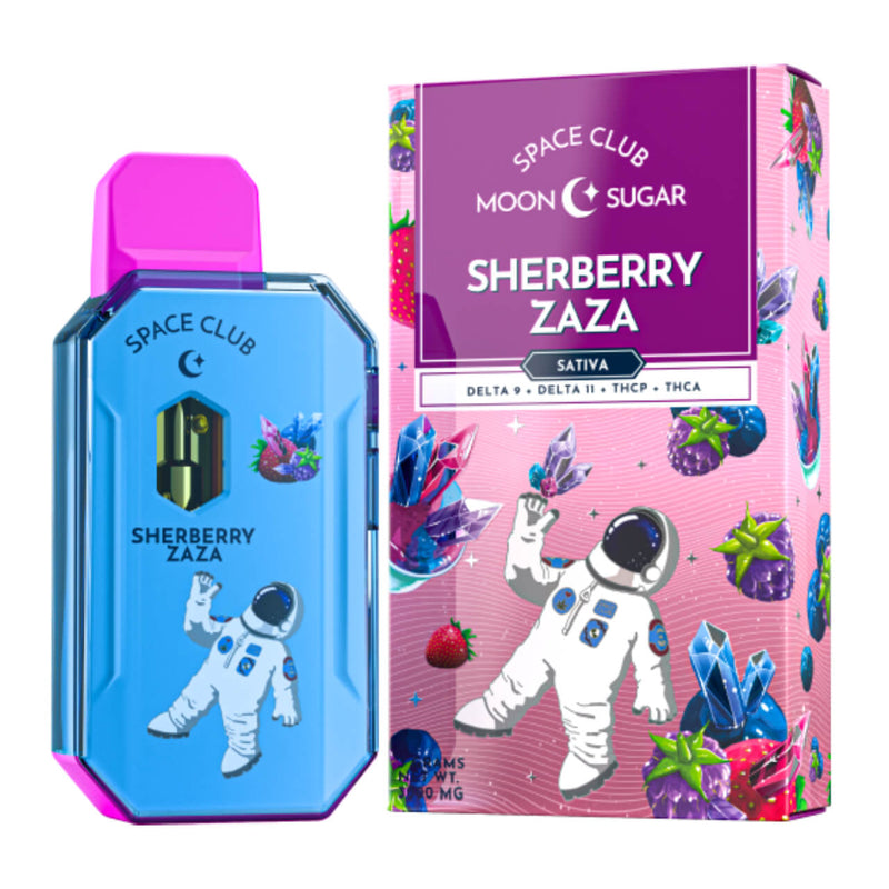 Space Club Moon Sugar 3g THC-A +D9+D11+THCP 1ct disposable device - Premium  from H&S WHOLESALE - Just $16! Shop now at H&S WHOLESALE