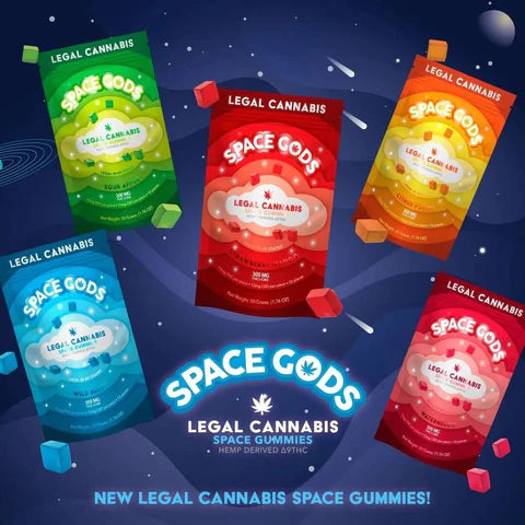 Space Gods 900mg Delta 9 + CBD Enhanced Flavor 15ct Bag 1ct Gummies - Premium  from H&S WHOLESALE - Just $11.50! Shop now at H&S WHOLESALE