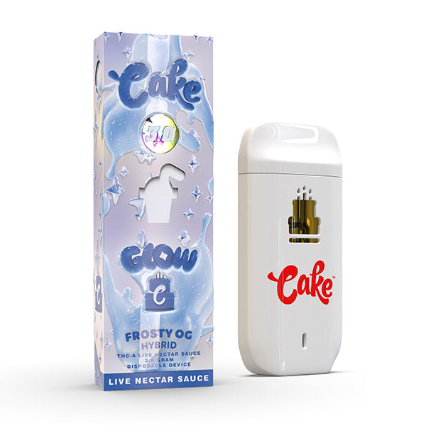 Cake Glow 3g THC-A & Live Nectar Sauce Disposable Vape 1ct - Premium  from H&S WHOLESALE - Just $17! Shop now at H&S WHOLESALE