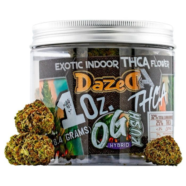 Dazed THC-A 1oz (28.4g) Flowers 1ct jar - Premium  from H&S WHOLESALE - Just $99.99! Shop now at H&S WHOLESALE