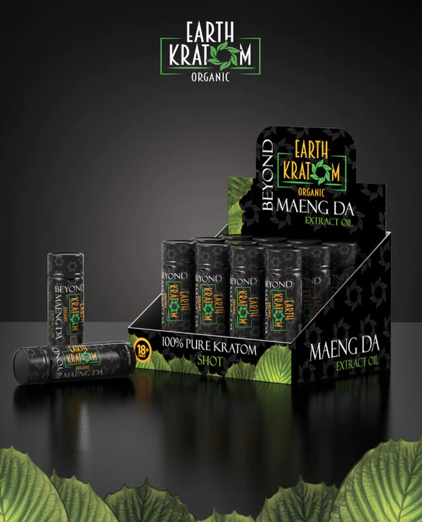 Earth Kratom Beyond Maeng Da Extract Oil 12ct Display Shot - Premium  from H&S WHOLESALE - Just $93! Shop now at H&S WHOLESALE