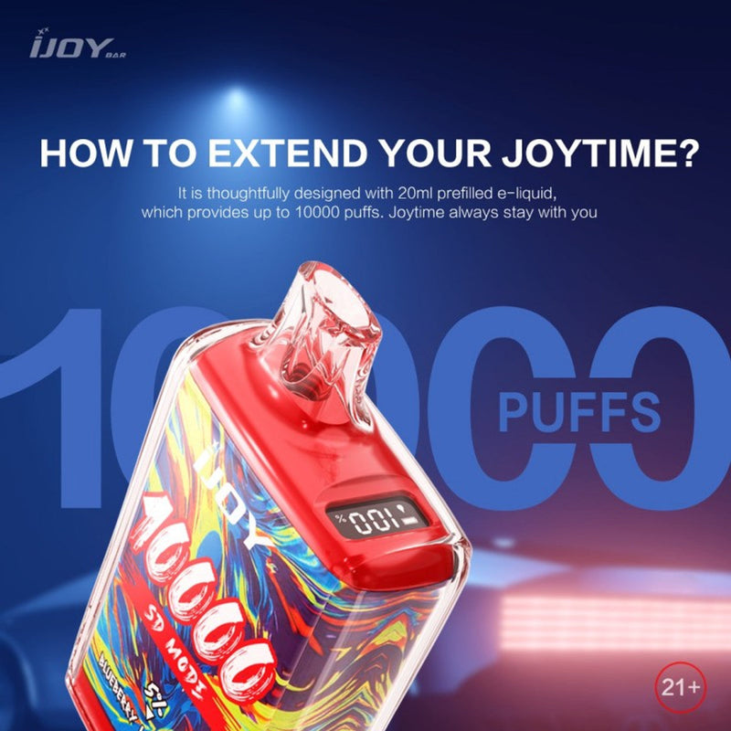 IJoy 10,000 Puffs 5% Nic 5ct Display Disposable Vape - Premium  from H&S WHOLESALE - Just $42.50! Shop now at H&S WHOLESALE