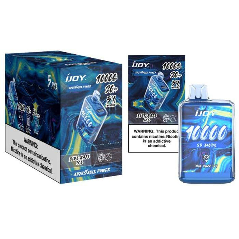 IJoy 10,000 Puffs 5% Nic 5ct Display Disposable Vape - Premium  from H&S WHOLESALE - Just $42.50! Shop now at H&S WHOLESALE