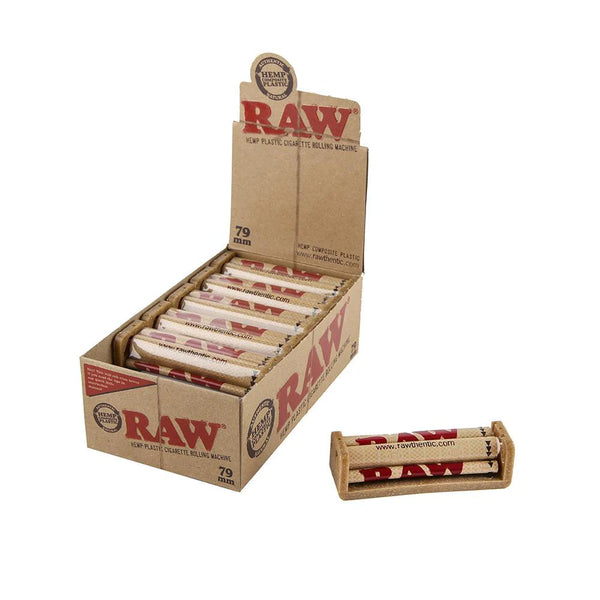 Raw Plastic Cigarette Rolling Machine 79mm 12ct Display - Premium  from H&S WHOLESALE - Just $30! Shop now at H&S WHOLESALE