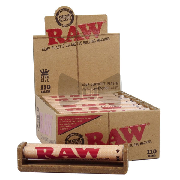 Raw Plastic Cigarette Rolling Machine 110mm 12ct Display - Premium  from H&S WHOLESALE - Just $48! Shop now at H&S WHOLESALE