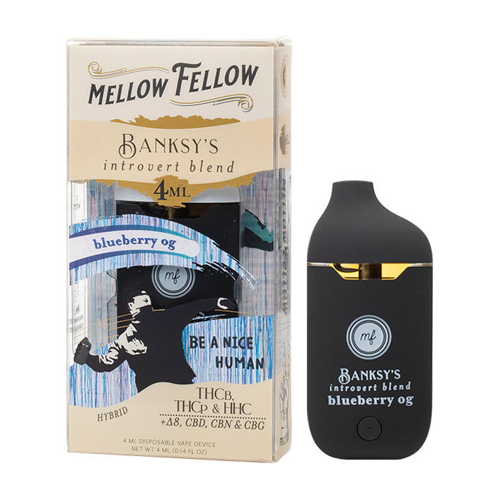 Mellow Fellow 4g THC-B+THC-V+D8+and all other Delta 1ct Disposable Vape - Premium  from H&S WHOLESALE - Just $20! Shop now at H&S WHOLESALE